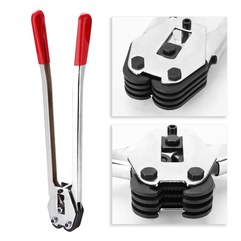 VOTOER Poly Strapping Tensioner Cutter and Sealer Manual Banding Tool Strapping Packing Kit Set for Width 1/2" -3/4" Polyproplyn and Polyester Plasticstrap Cord - Image 2